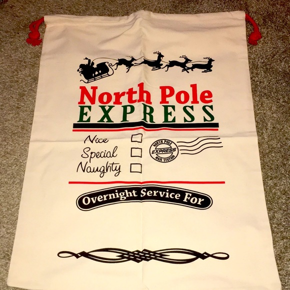 Other - Customizable, BIG. NORTH POLE gift sack